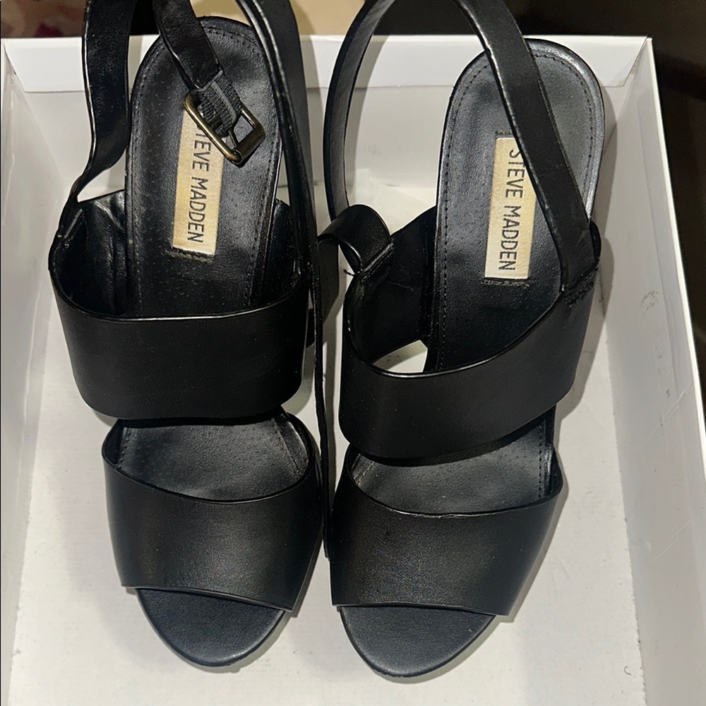 Steve Madden Black Women's Sandals